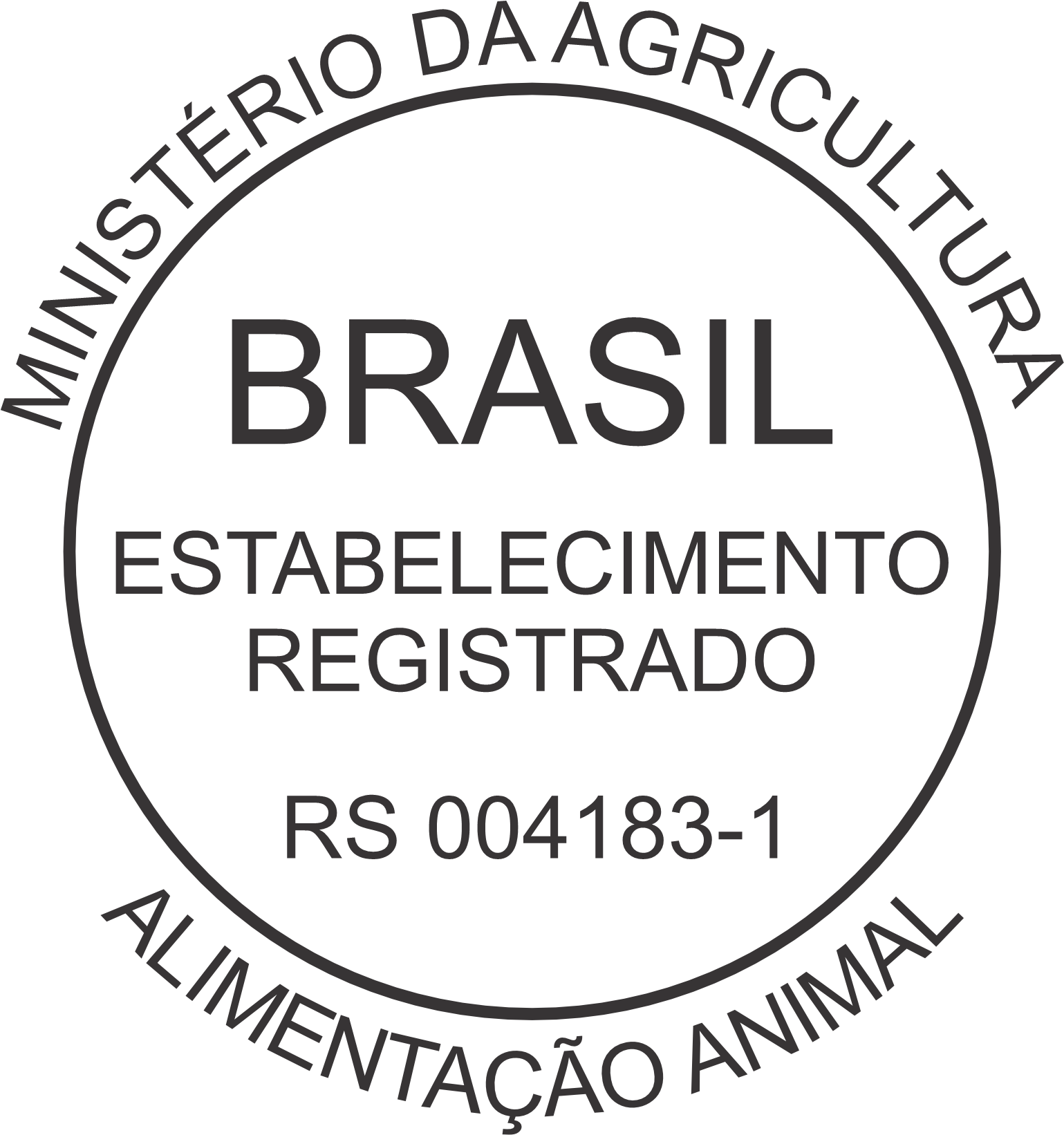 Selo SIF Animal - Estabelecimento registrado